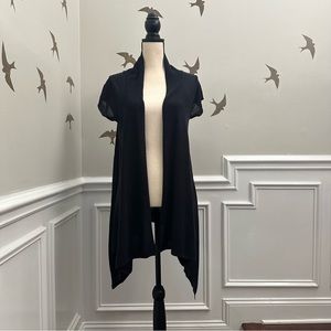 Short Sleeve Navy Cardigan (Size L)